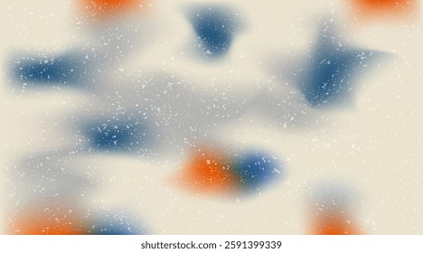 blue and white blurred gradient with grain noise effect background, for art product design, social media, trendy, vintage, flyer, banner