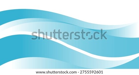 Blue and white business wave banner background. vector