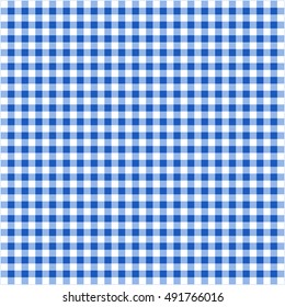 manteles de cuadros azules y blancos
