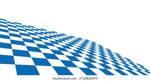 Fondo abstracto a cuadros azul y blanco. Fondo de la carrera con espacio para el texto. Ilustración vectorial de la bandera de carreras. Fondo de la carrera de la bandera. 
