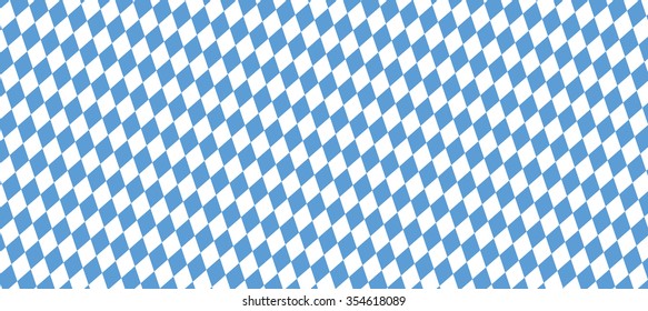 blue and white checkered Oktoberfest background banner