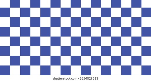 Blue white checkered seamless background. Blue white graphic resource checkered pattern eps 10
