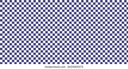 Blue white checkered seamless background. Blue white graphic resource checkered pattern.