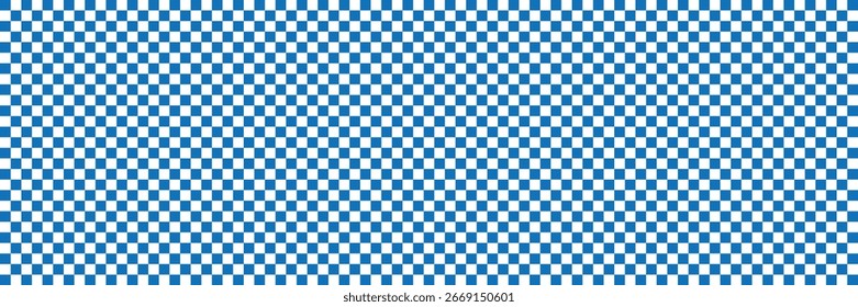 Azul branco quadriculado fundo sem costura. tabuleiro de xadrez, tabuleiro de xadrez, tartan, gingham, plano de fundo padrão xadrez. Textura sem costura de um tabuleiro de xadrez azul. Ilustrador de vetor                             