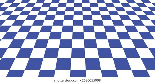 Azul branco quadriculado fundo sem costura. Padrão quadriculado de recurso gráfico branco azul. vetor