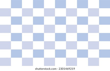 blue and white checkered tablecloth, light blue square block pattern checkerboard style, replete image design for fabric printing 