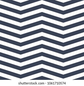 Blue white chevron zigzag seamless pattern. Just drop to swatches and enjoy. EPS 10 vector file