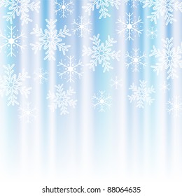 blue and white christmas snowflake background