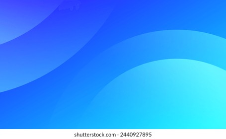 Blue and white color background. Dynamic sound wave. Design element. Vector illustration