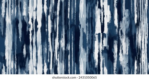 Blue and white color fabric tie dye pattern ink , colorful tie dye pattern abstract background. Tie dye two tone clouds . Shibori, tie dye, abstract batik brush seamless and repeat pattern design.