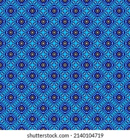 Color azul y blanco textura de patrón y plantilla sin fisuras. Multicolorizado. Diseño gráfico ornamental colorido. Ornamentos de mosaico de colores. Ilustración vectorial. EPS10.