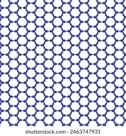 Blue and white color seamless pattern texture and template.