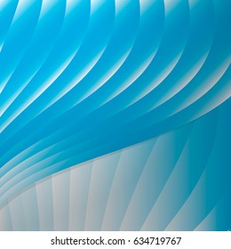 Blue and white colored abstract lines texture background.