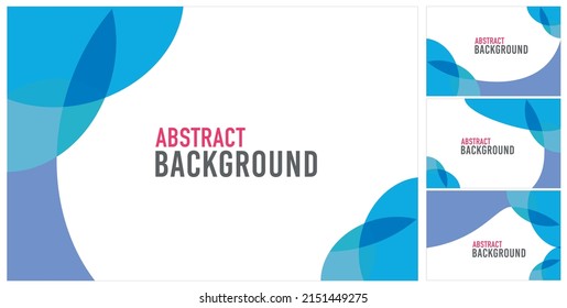 Blue and white colored gradient background with a space for your text - stock illustration
