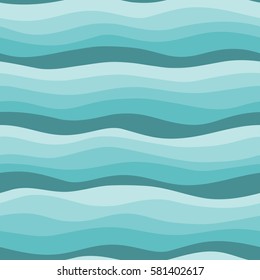 blue and white colored seamless Waves background