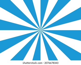 Blau-weißer, konzentrierter Zeilenhintergrund, Vektorgrafik