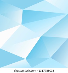 Blue and white crystal textured background