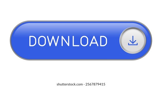 Blue and white CTA button: Download.