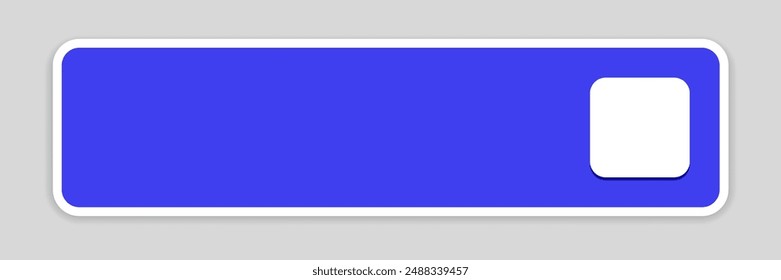 Plantilla CTA azul y blanco.