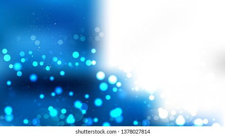 Blue and White Defocused Background