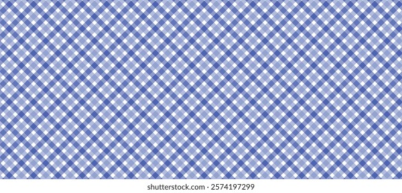 Blue and white diagonal fabric texture background