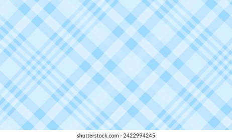 Blue and white diagonal plaid background