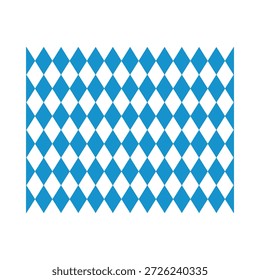 Blue and white diamond pattern on white background