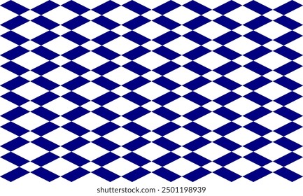  blue white diamond strip checkerboard repeat pattern, replete image, design for fabric printing