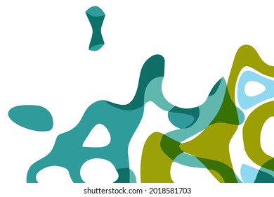 Blue and white dynamic background. Abstract vector.Digital curve design. 2D rendering digital illustration.
