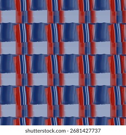 blau und weiß Stoff Textur nahtlose Muster