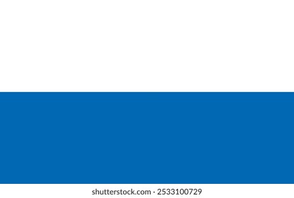 A blue and white flag with a blue stripe on the right side. The blue stripe is the main focus of the flag, and it stands out against the white background