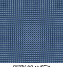 Blue and White Floral Geometric Pattern