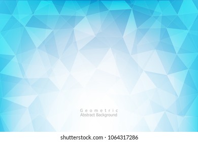Blue and white geometric abstract background, vector eps10