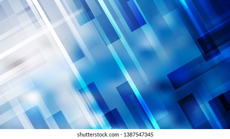 Blue and White Geometric Background Graphic