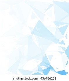 Blue White Geometric Break Background, Creative Design Templates