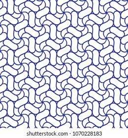 blue and white geometric pattern abstract vector background. Modern stylish texture.