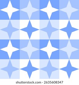 Patrones geométricos azules y blancos, diseño de patrones sin costuras para decorativos, pared, Fondo de pantalla, papel de regalo, tela, seda, bufanda, libro, pared, telón de fondo y etc., fondo abstracto.
