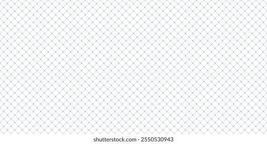 Blue and White Geometric Seamless Pattern with crosses ornament