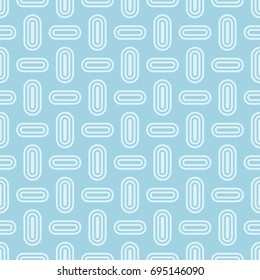 Blue and white geometric seamless pattern. Background for paper, textile or fabric. Vector illustration