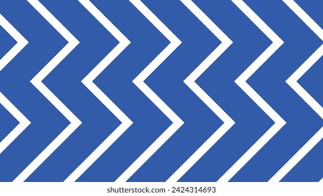 Blue and white geometric shape like letter M 