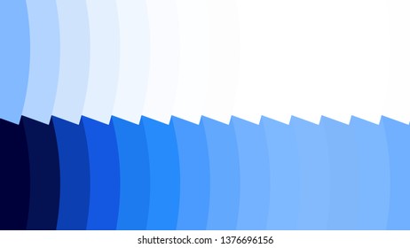 Blue and White Geometric Shapes Background Vector