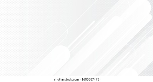 Blue White geometry abstract background for presentation design 