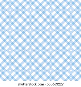 Blue White Gingham Background Vector Illustration Stock Vector (Royalty ...