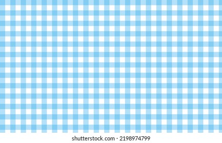 Blue And White Gingham Pattern