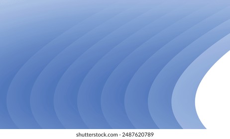 Fondo abstracto de degradado azul y blanco Imagen de Vector para fondo o presentación