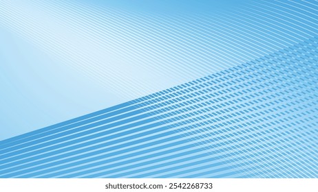 Fondo abstracto degradado blanco azul con línea de rayas curvas para el telón de fondo