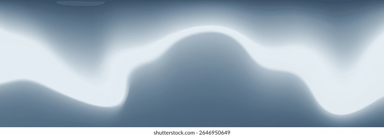 Blue white gradient abstract pattern studio background Light gives luxurious shine. Walls and floor of room sparkling, flat metal, with deep curves and dimensions. cool tone, feeling of water.