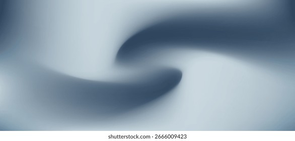 Blue white gradient abstract pattern studio background Light gives luxurious shine. Walls and floor of room sparkling, flat metal, with deep curves and dimensions. poster, wabsite