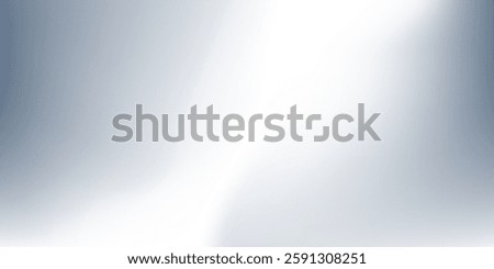 Blue white gradient abstract pattern studio background Light gives luxurious shine. Walls and floor of room sparkling background