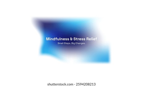 Blue and White Gradient background. Trendy Abstract Simple Print. Blue smoke dark. Modern Business style. Mminimalist aesthetics. Blur Wave Graphic design. Web page
